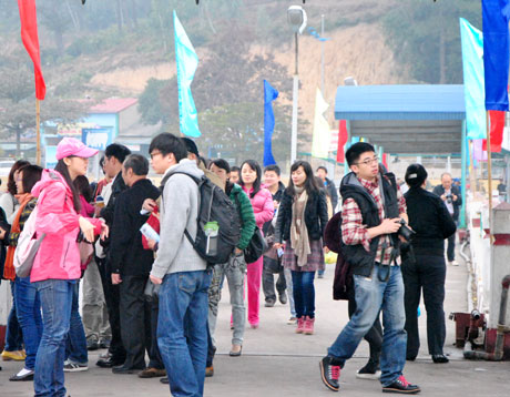 广宁省接待国际游客量猛增